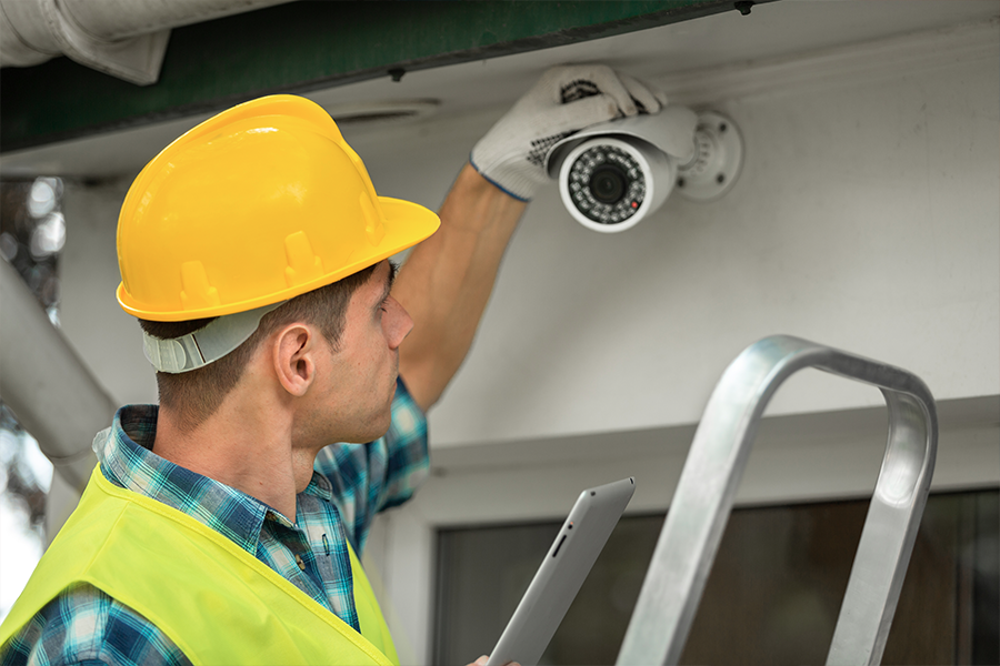 CCTV camera installation for commercial property in Austin TX